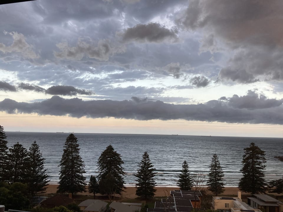 A stormy early evening - what a view!