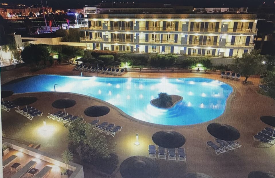 Swimming Pool at night
