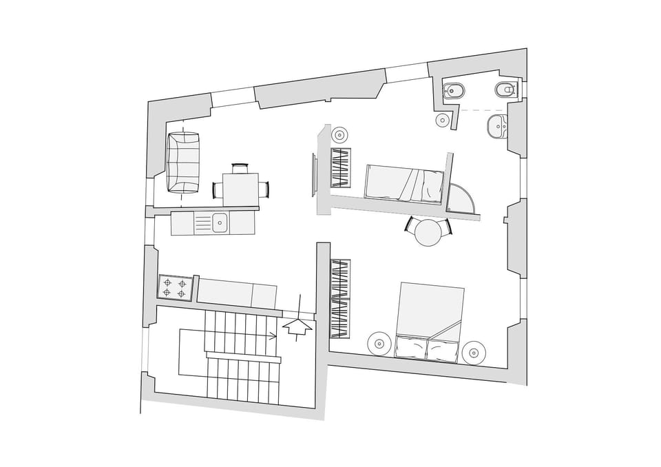 Apartment, 2 Bedrooms | Floor plan