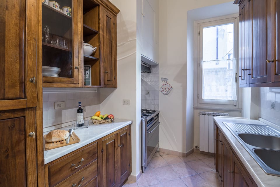 Apartment, 2 Bedrooms | Private kitchen | Fridge, oven, stovetop, espresso maker