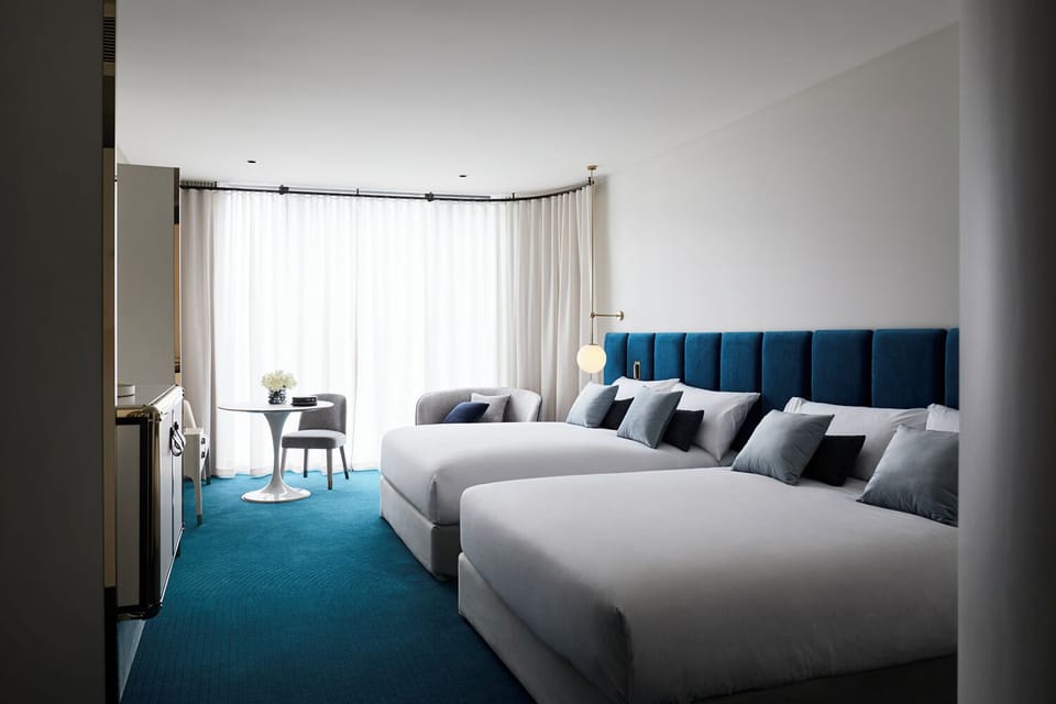 Classic Room, 2 Queen Beds | Premium bedding, minibar, in-room safe, laptop workspace