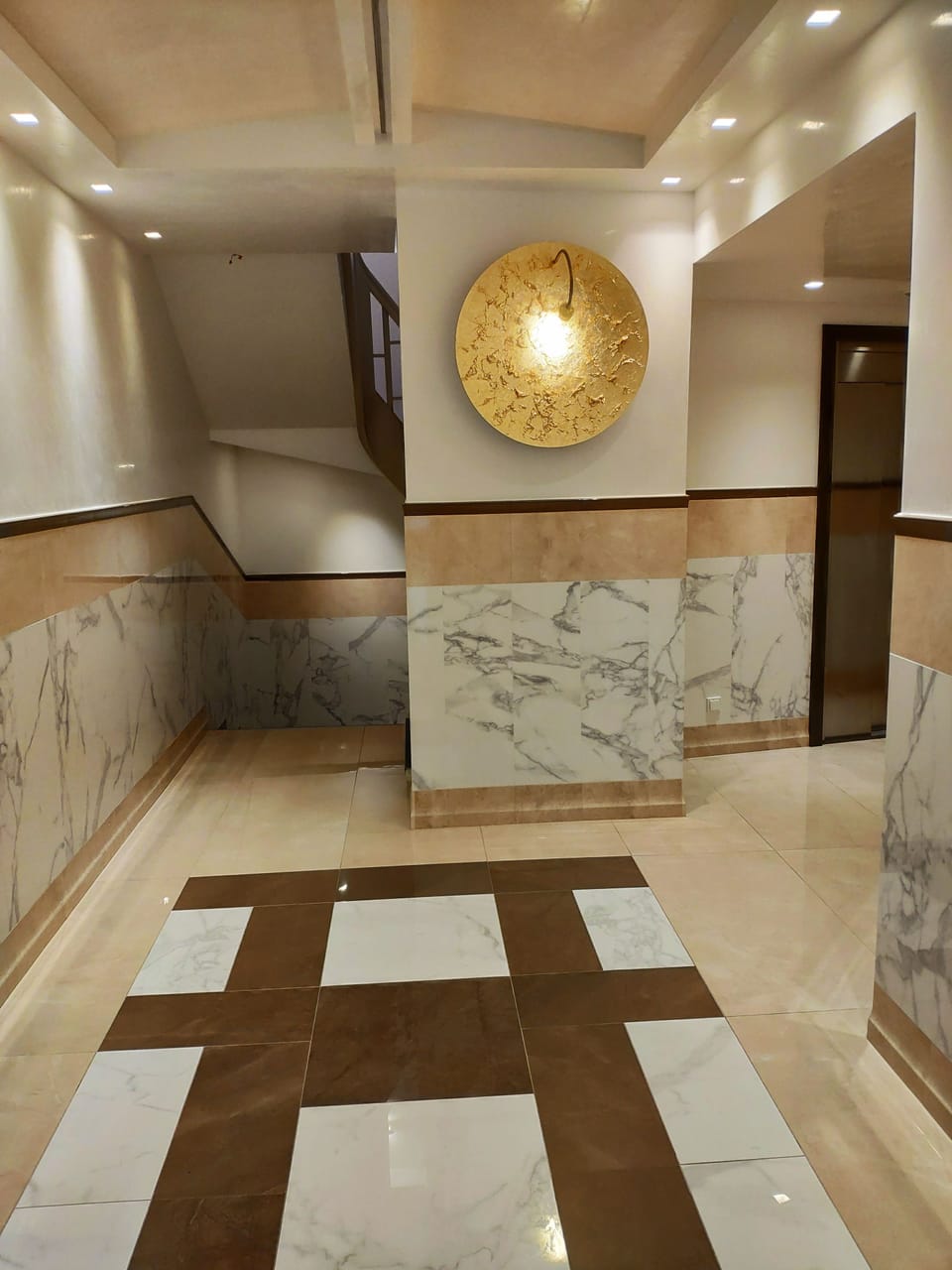 Interior entrance