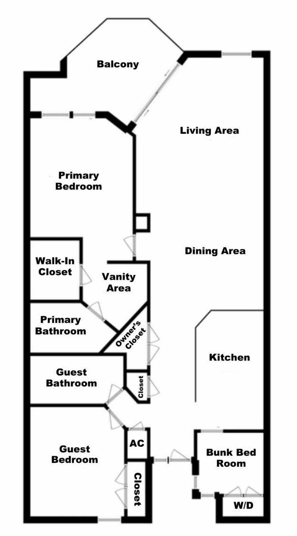 Condo, 3 Bedrooms | Floor plan