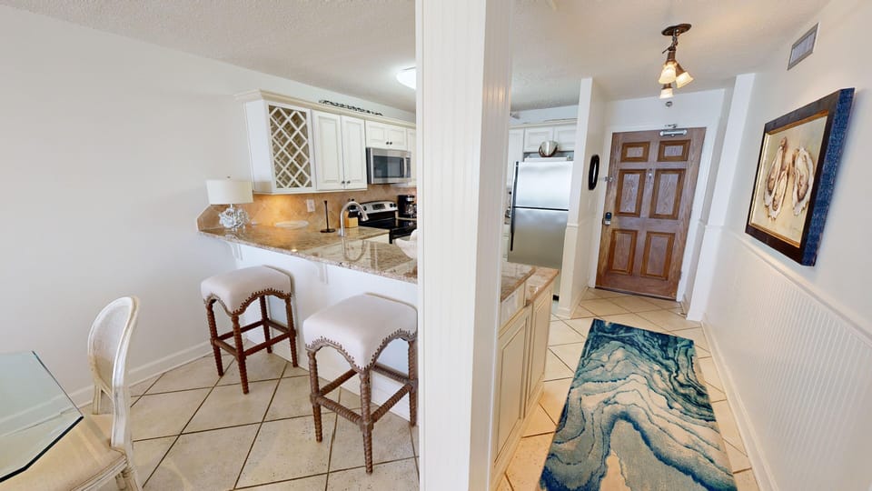Condo, 2 Bedrooms | Private kitchen | Fridge, microwave, oven, dishwasher