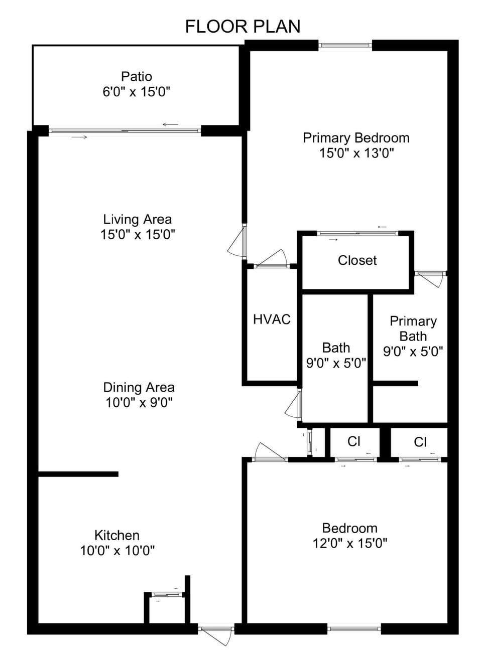 Condo, 2 Bedrooms | Floor plan