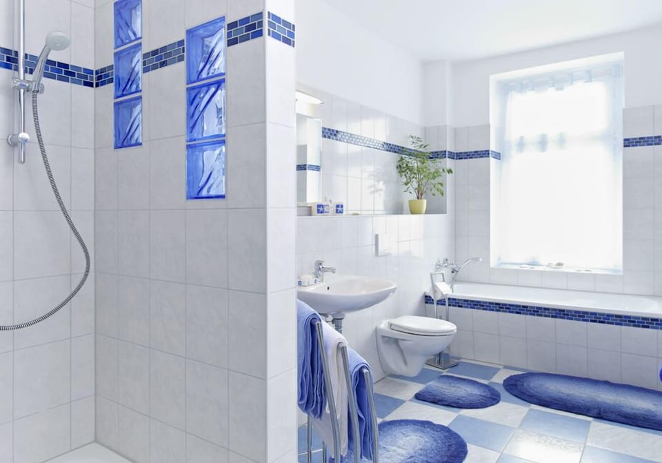 Free toiletries, hair dryer, towels, toilet paper