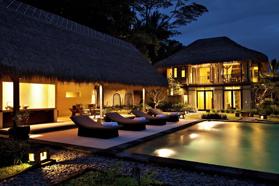 Front of property - evening/night