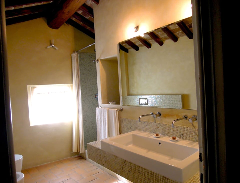 Studio Suite, 1 Bedroom | Bathroom | Shower, rainfall showerhead, eco-friendly toiletries, hair dryer
