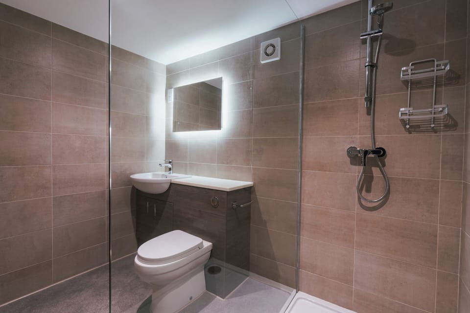 Executive Double Room, 1 King Bed | Bathroom | Eco-friendly toiletries, hair dryer, towels, soap