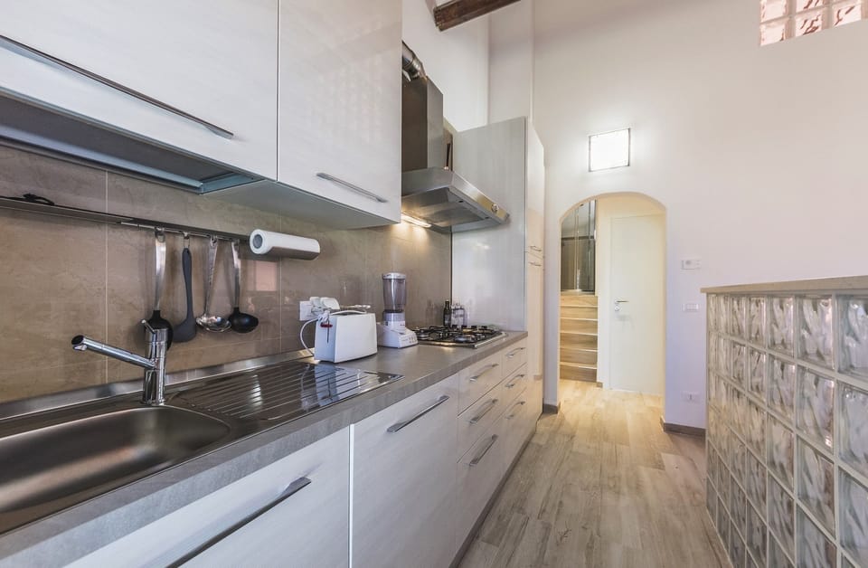 Deluxe Apartment, Multiple Beds, Non Smoking, Canal View | Private kitchen | Full-size fridge, microwave, oven, stovetop