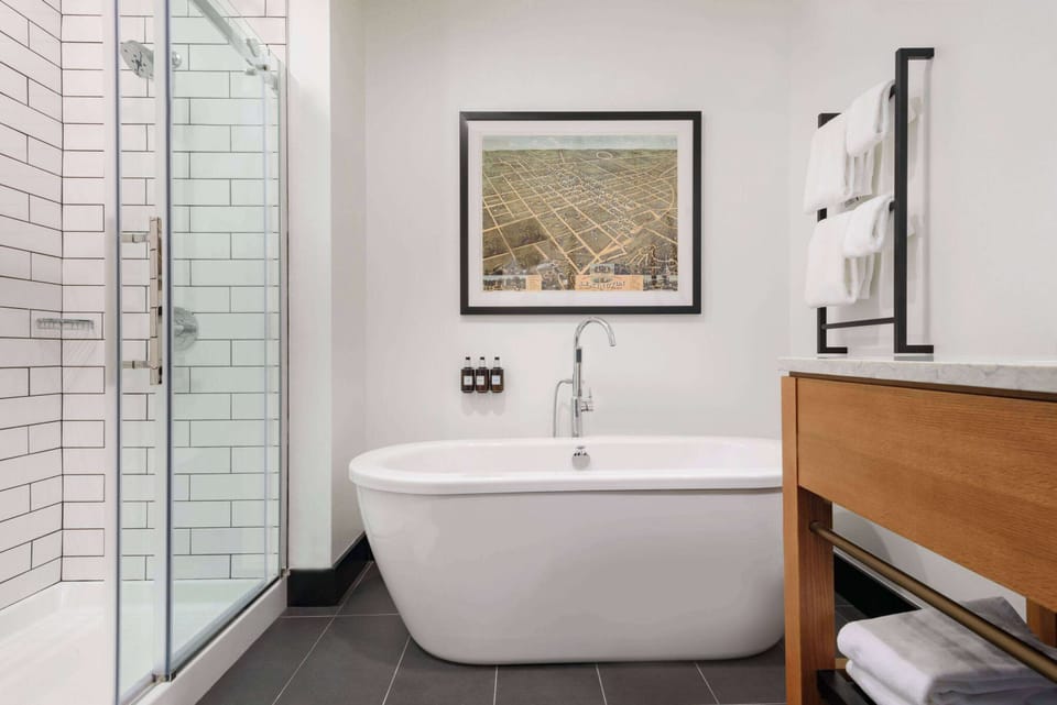 Suite, 1 Bedroom, Non Smoking (Origin) | Bathroom | Shower, designer toiletries, towels