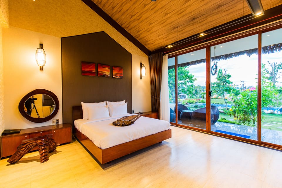 Bungalow, 3 Bedrooms, Private Pool | Minibar, in-room safe, desk, soundproofing