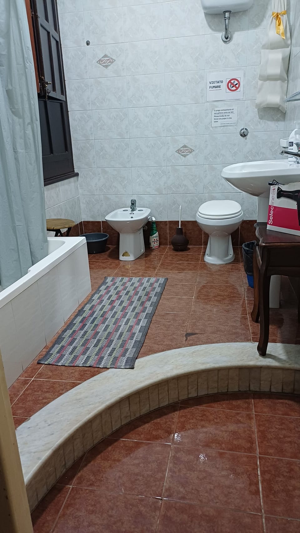 Basic Room, 2 Bedrooms, Balcony, Garden View | Bathroom | Hair dryer, bidet, towels, soap