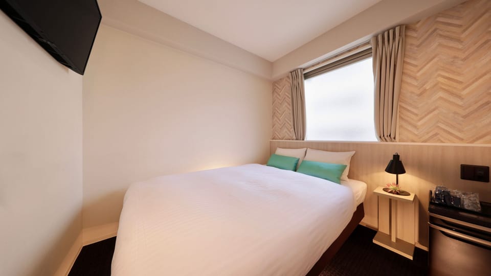 Semi-double Room, Non Smoking (11sqm) | Blackout drapes, iron/ironing board, free WiFi, bed sheets