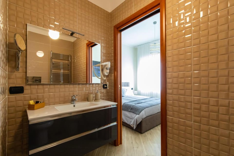 Shower, rainfall showerhead, hair dryer, bidet
