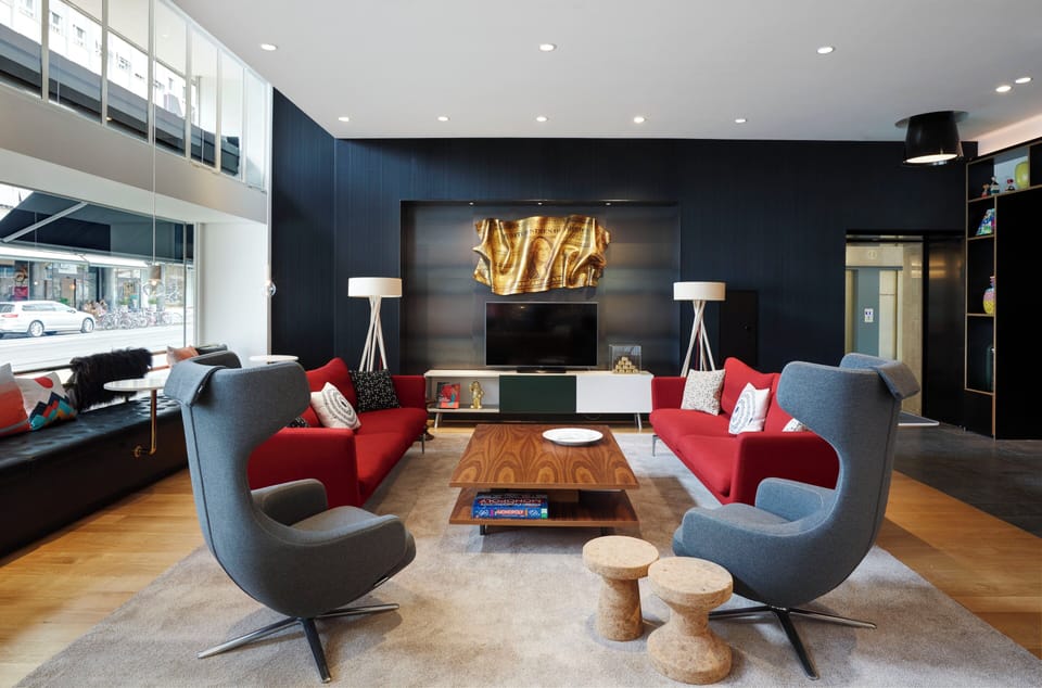 Lobby sitting area