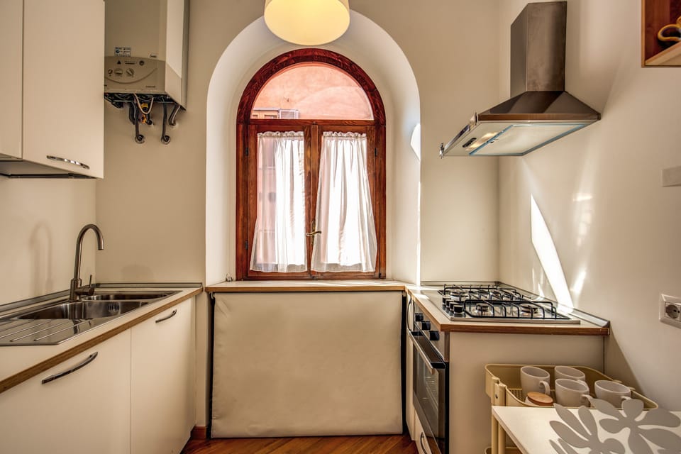 Apartment, 2 Bedrooms | Private kitchen | Fridge, oven, stovetop, electric kettle
