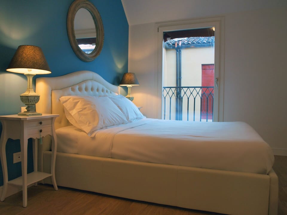 Senior Double Room | 1 bedroom, premium bedding, down comforters, memory foam beds
