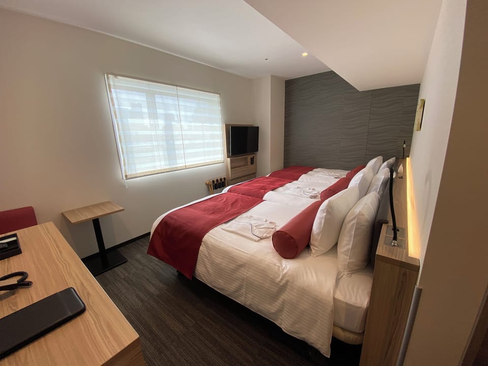 EX Twin Room (for 3 Guests) | Iron/ironing board, free WiFi, bed sheets