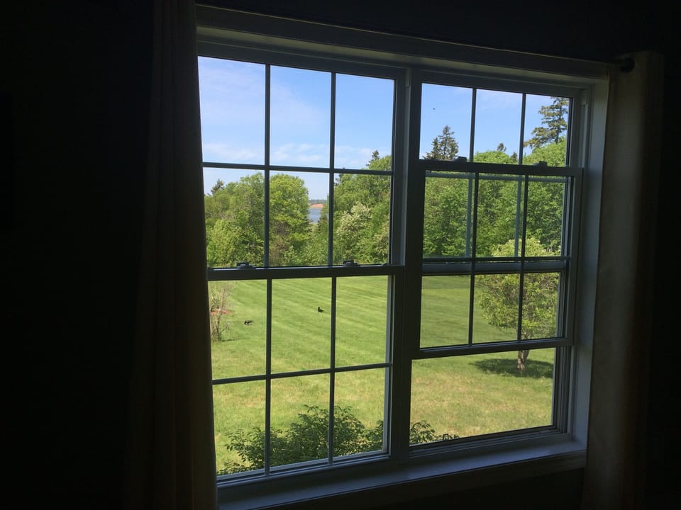 View from Master Bedroom.  Waterview of West River