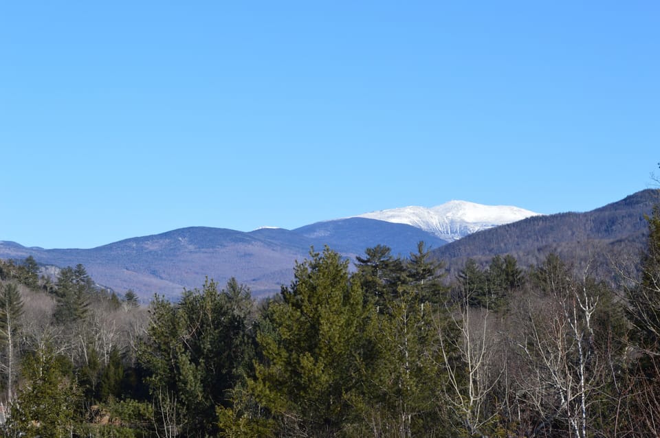 View of Mt. Washington from upstairs master suite, 2nd master suite view similar