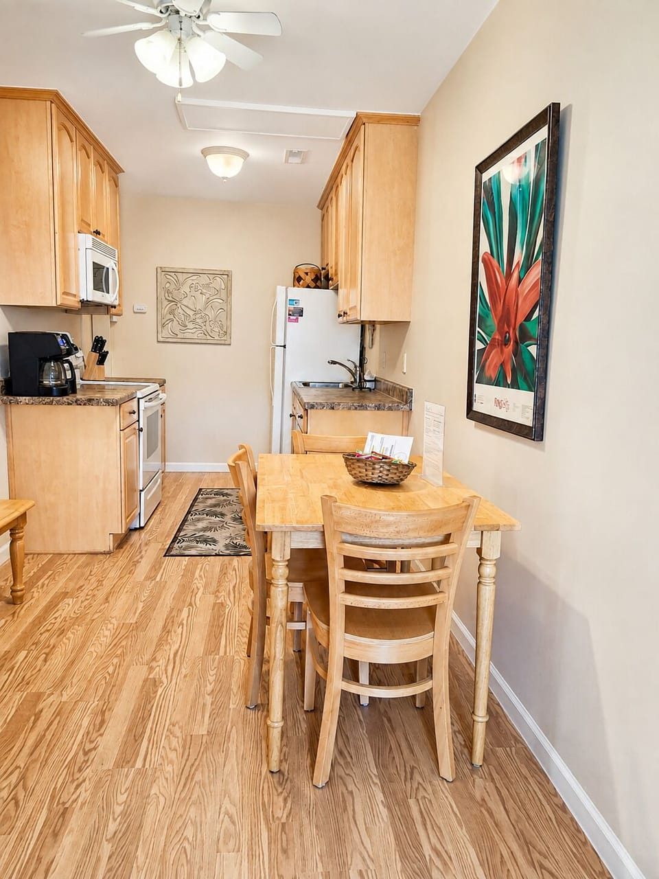 View of Kitchen From Living Room