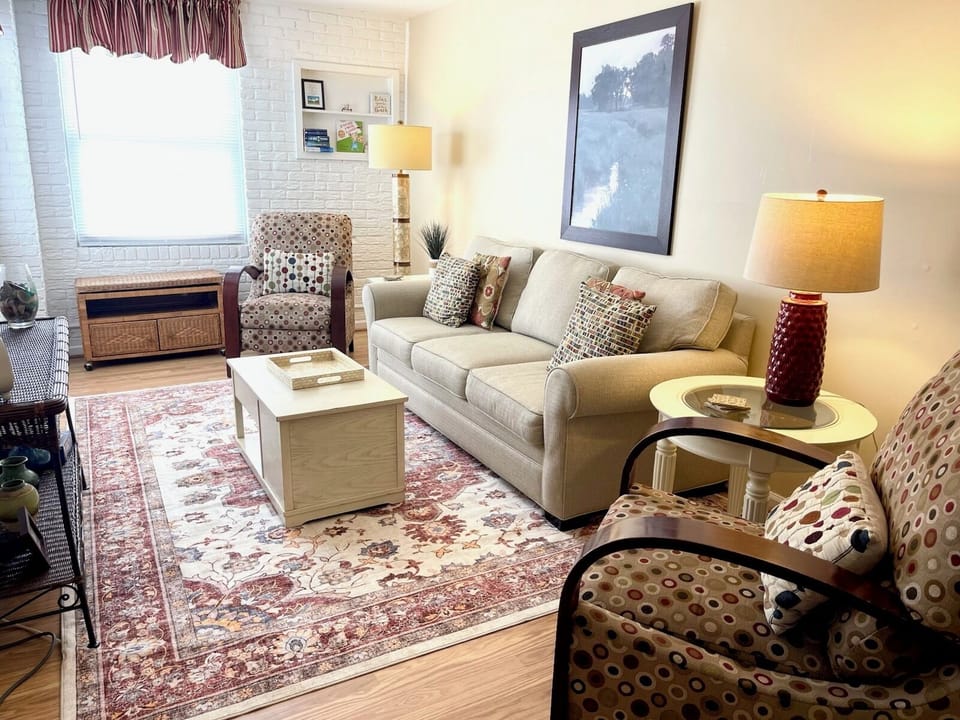 Welcome! Living Space as you enter