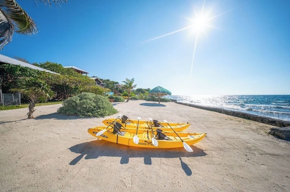 Private beach