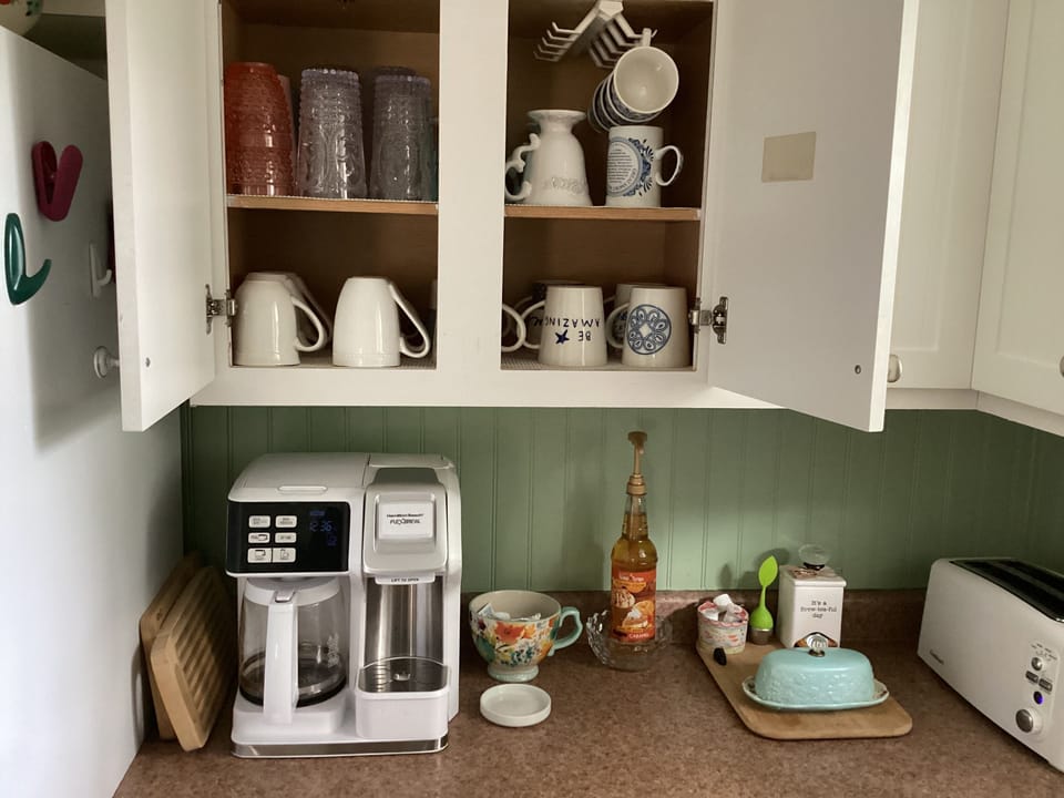 Coffee area.