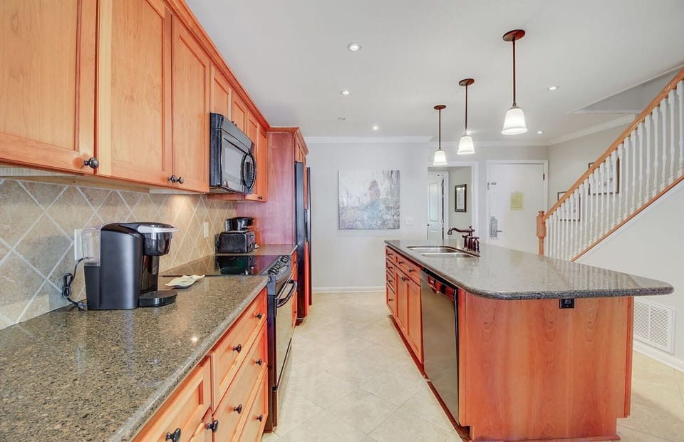 Plenty of counter space.