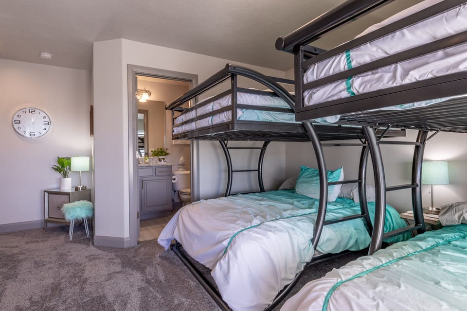 Bedroom 3 - Bedroom 3 is furnished with 2 Full over Full Bunk Beds.