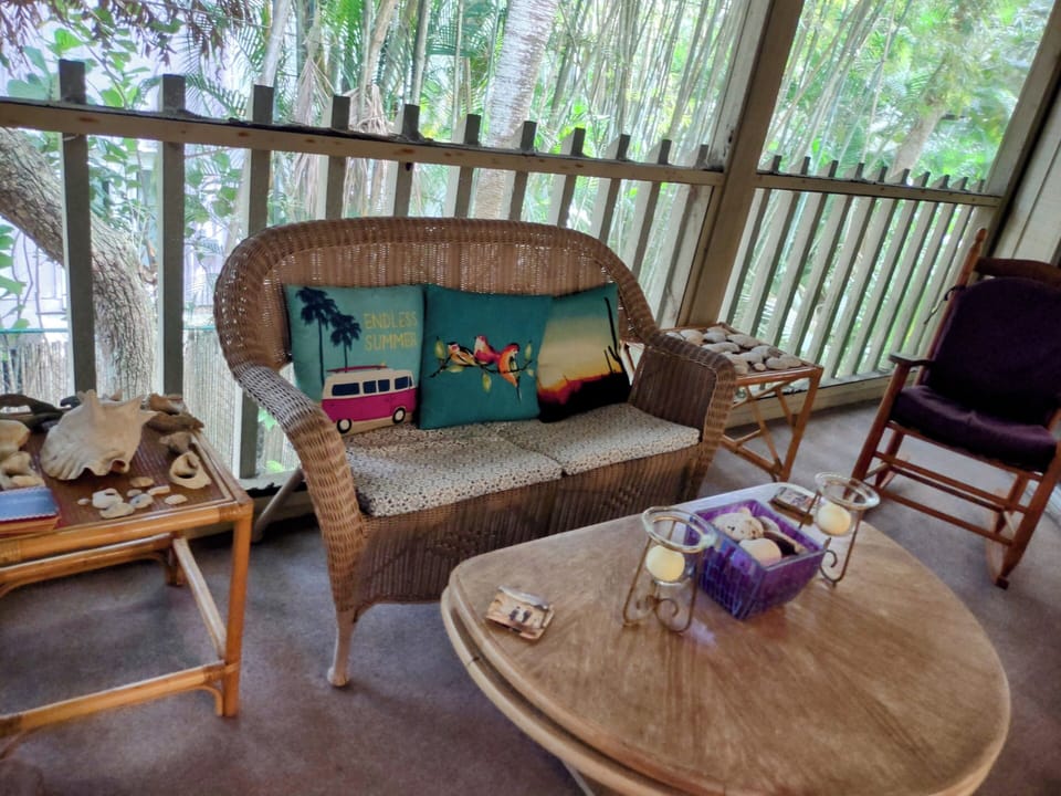 East facing screened-in Porch
