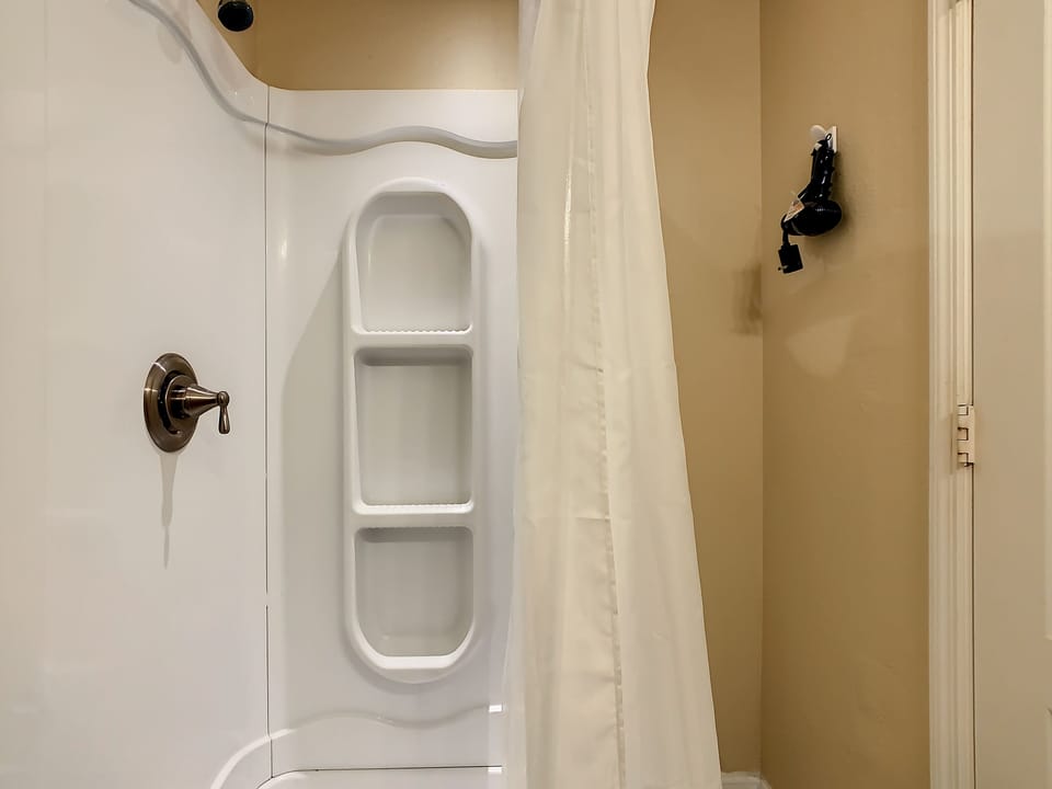 Bathroom 2 with walk-in shower on first floor