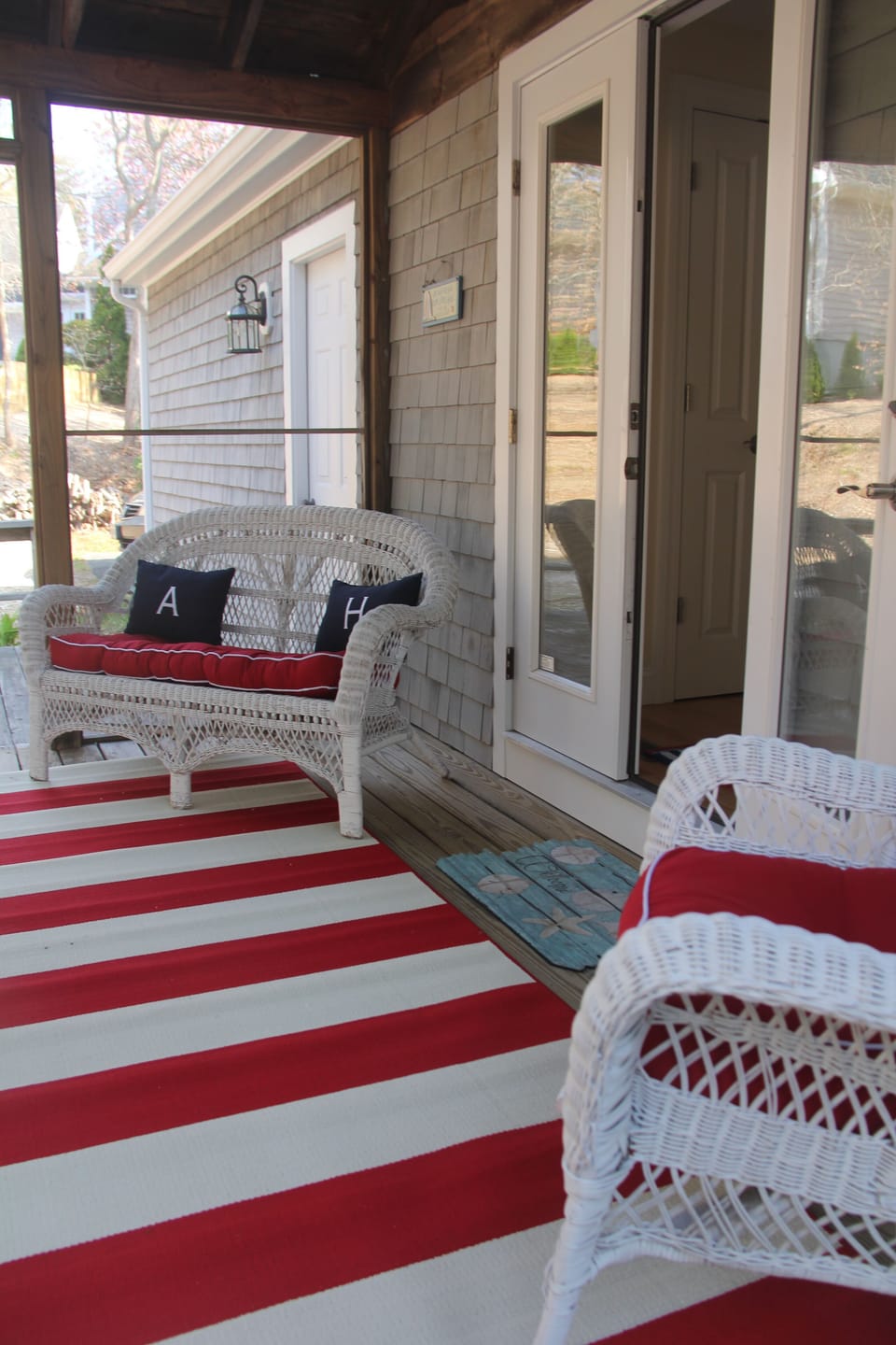 Enjoy the secluded screened in porch