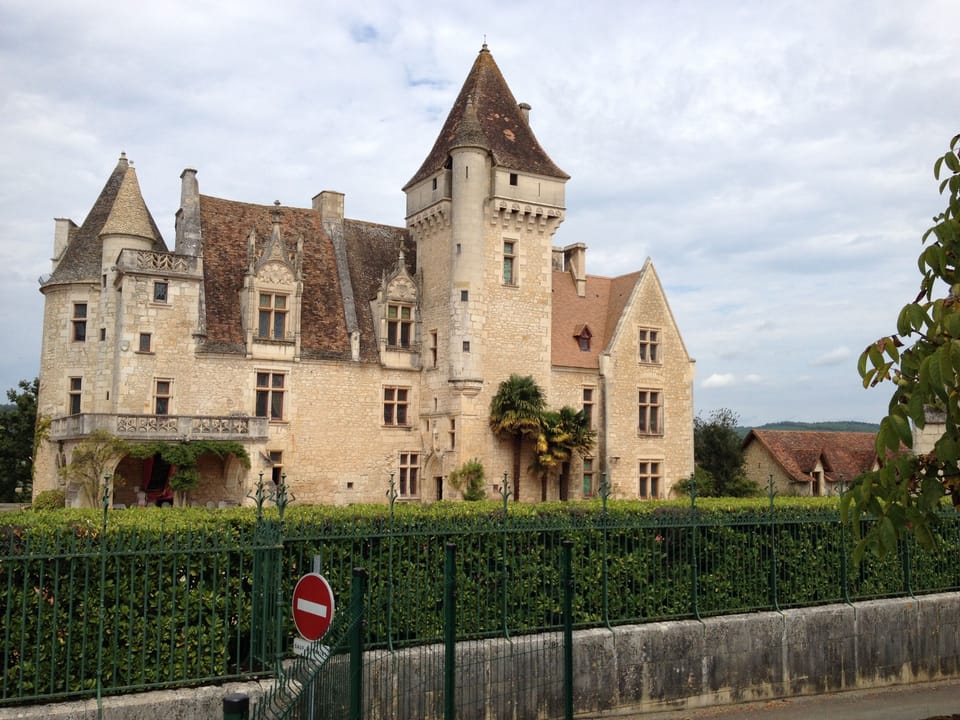 Chateau des Milandes is 2km and a beautiful walk down the country road