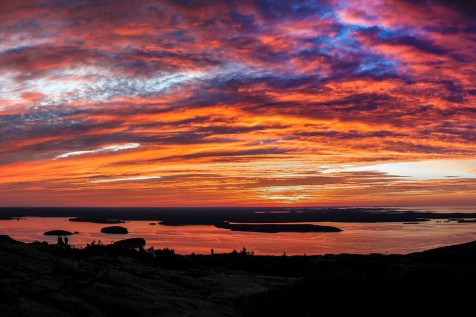 Sunrise from Cadillac Mountain- it doesn't get any better than this!