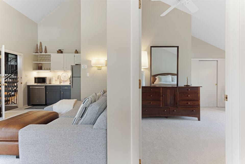 Bedroom 2 is part of a private "in-law's" suite