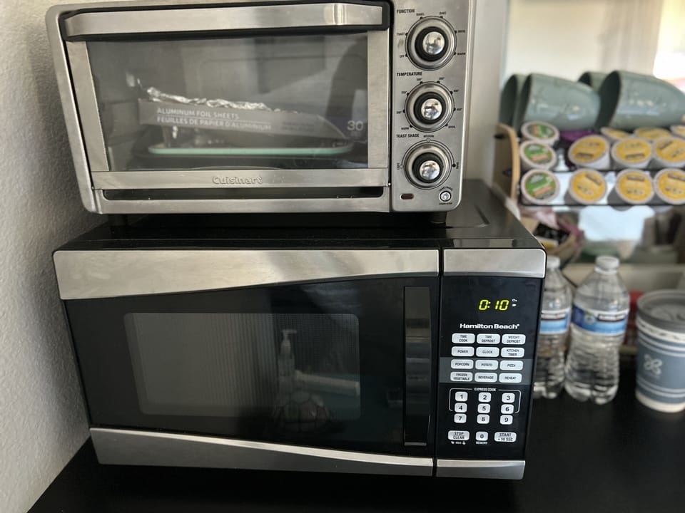 Microwave and convection oven