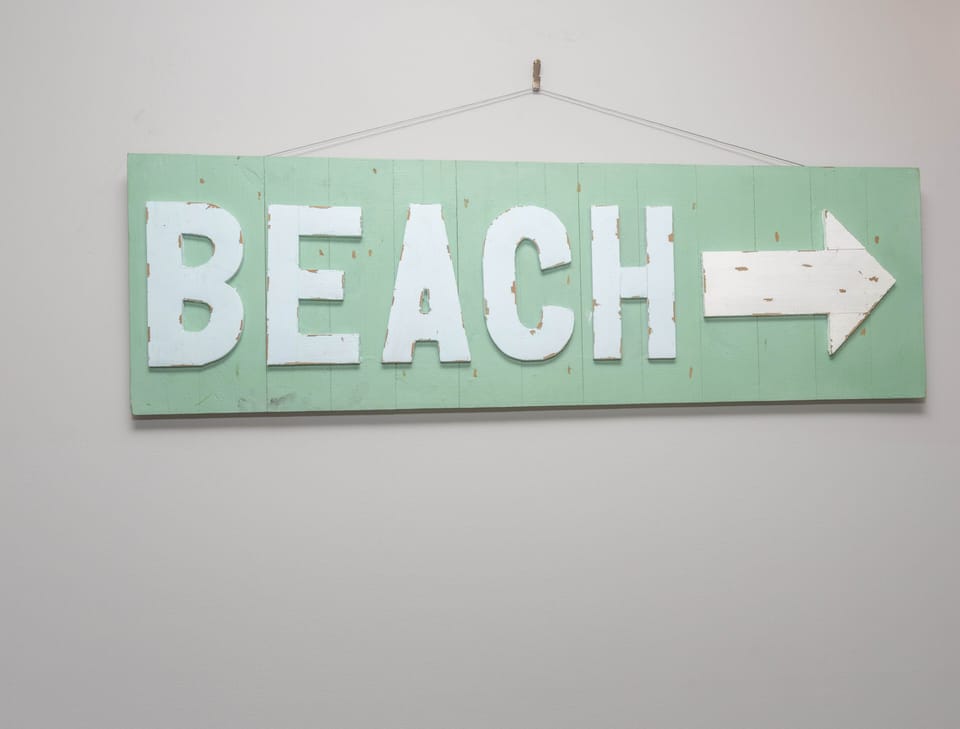 Beach and Shore Decor throughout the house