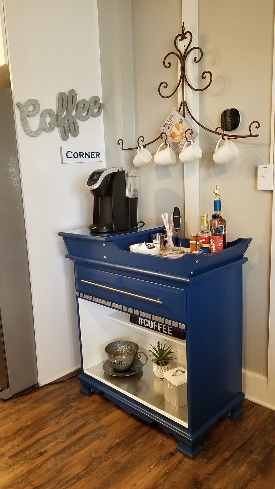You'll have a starter kit when you arrive.