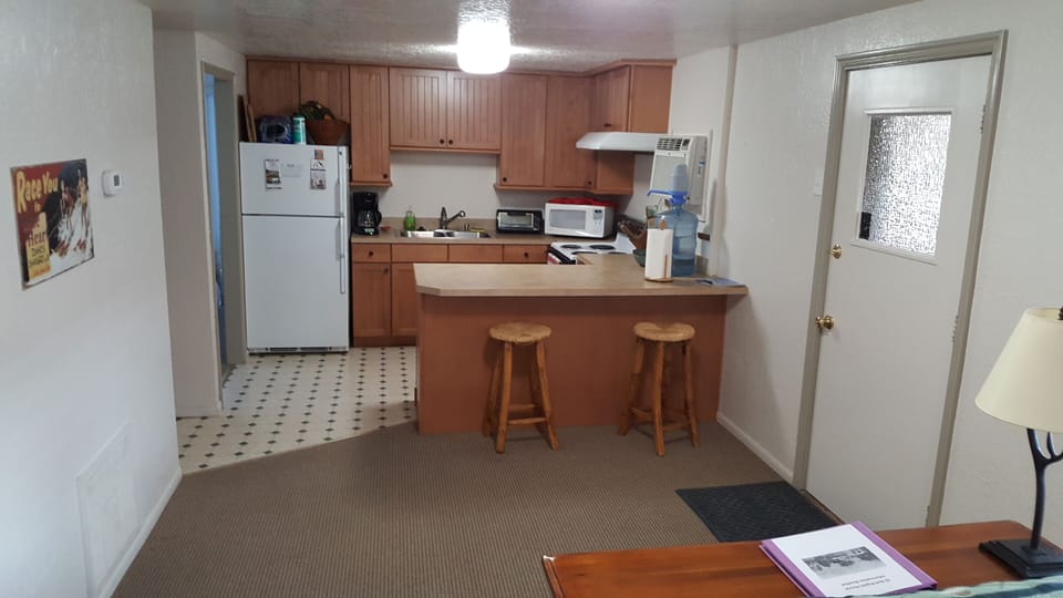 Our kitchen with counter seating