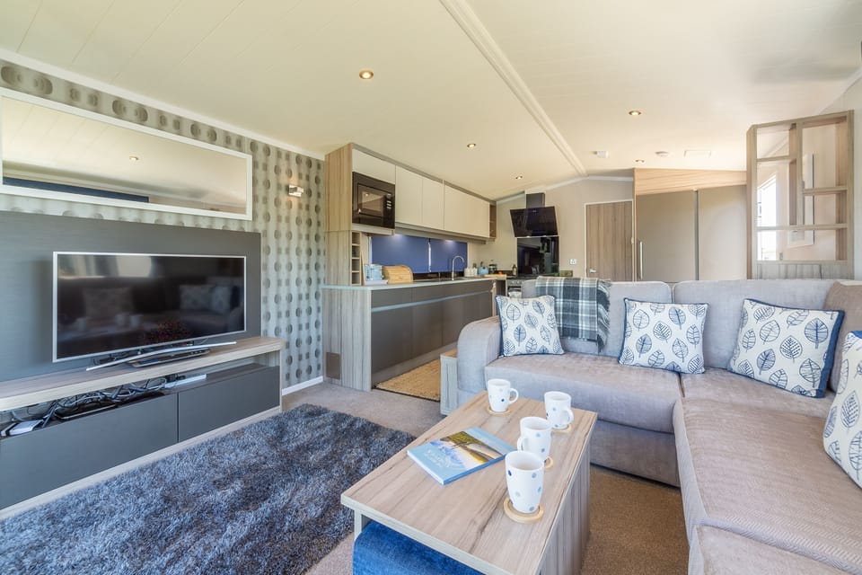 Television and all the mod cons make this a great place to stay
