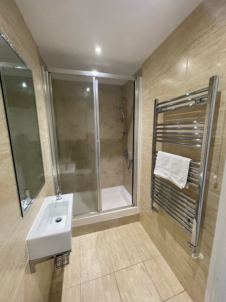 En suite shower room.