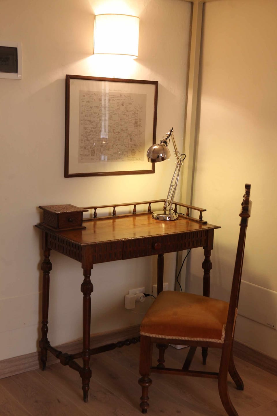 Writing desk and internet corner