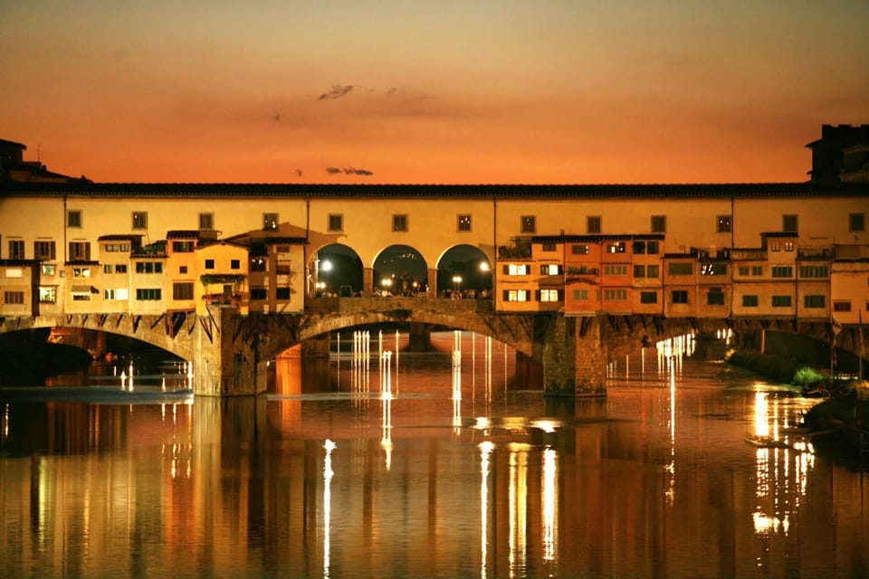 The Ponte Vecchio, 5 minutes walk