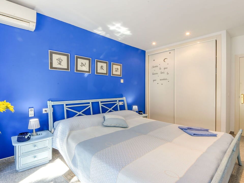 Furniture, Property, Blue, Azure, Building, Textile, Lighting, Interior Design, Comfort, Floor