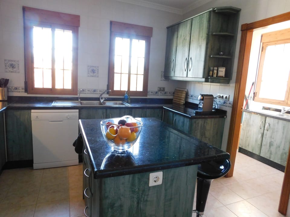 Fully fitted kitchen and utility