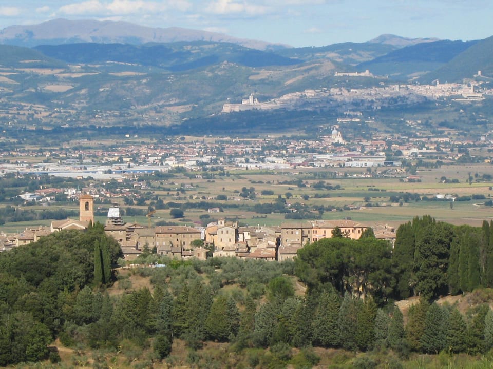 Bettona & Assisi in background