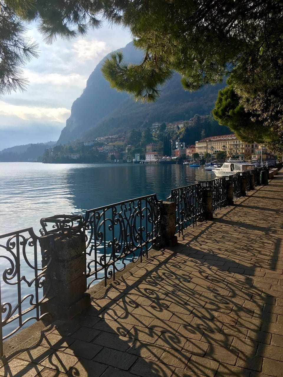 Pretty lakeside walks here in Menaggio.