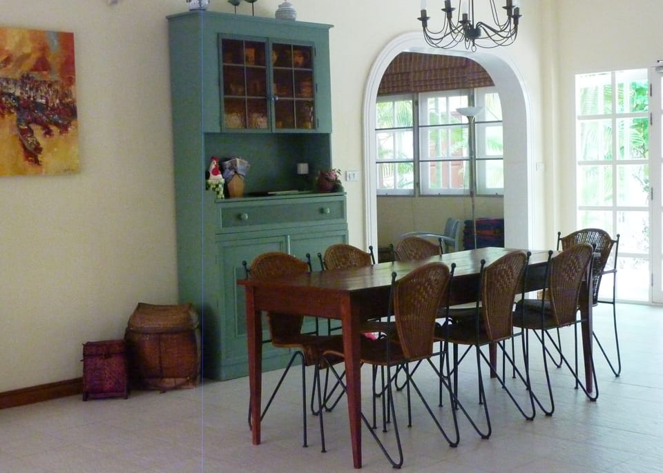 Inside dining area